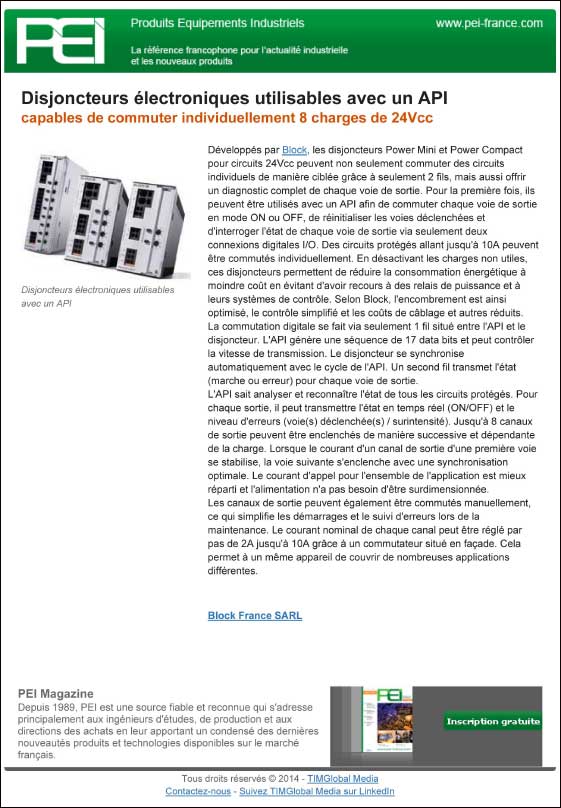 Titelbild Artikel über elektronische Schutzschalter in der PEI